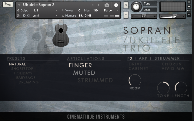 Ukulele kontakt clearance